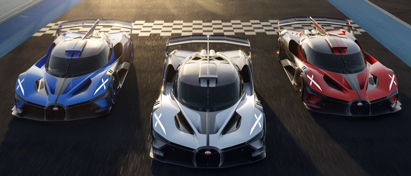 Video: $6.5 million Bugatti Bolide hypercar hits the race track