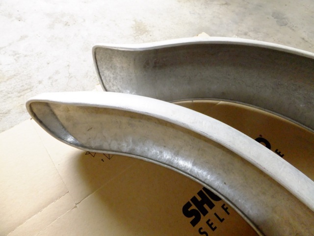 For sale: front and rear aluminium fenders. Hand made ( not rolled) in ...